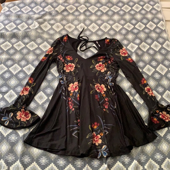 Free People Dresses & Skirts - Free People, black floral dress